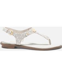 Michael Kors toe post sandals